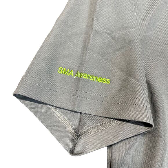 Under Armour Mens Golf Polo T Shirt Top Loose Fit HeatGear Pullover Gray Large - Picture 4 of 10